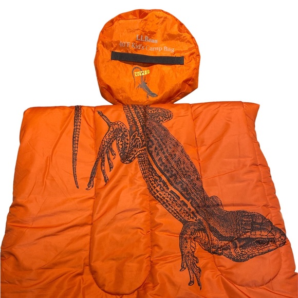 L.L. Bean Accessories Ll Bean Sleeping Bag Whiptail Lizard 4f Kids